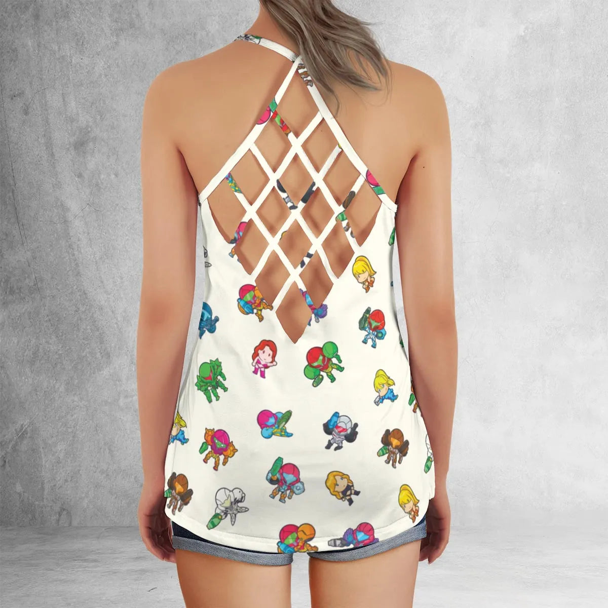 Criss Cross Tank Top - 15P9ND4Z