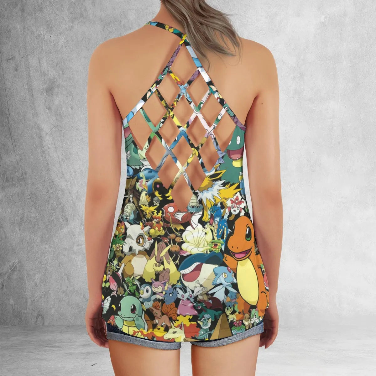 Criss Cross Tank Top - X7MFED7B