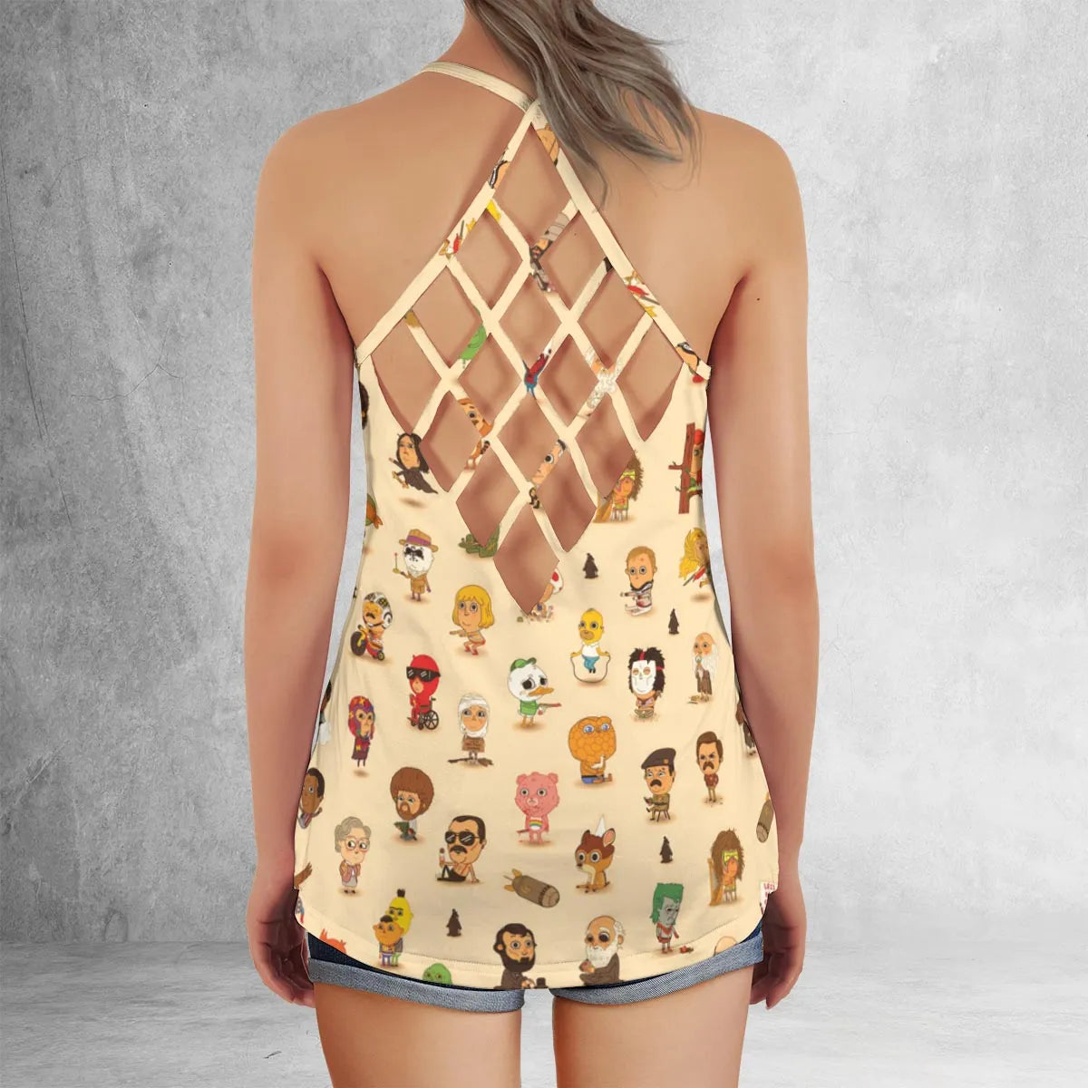 Criss Cross Tank Top - NHZW5CQR