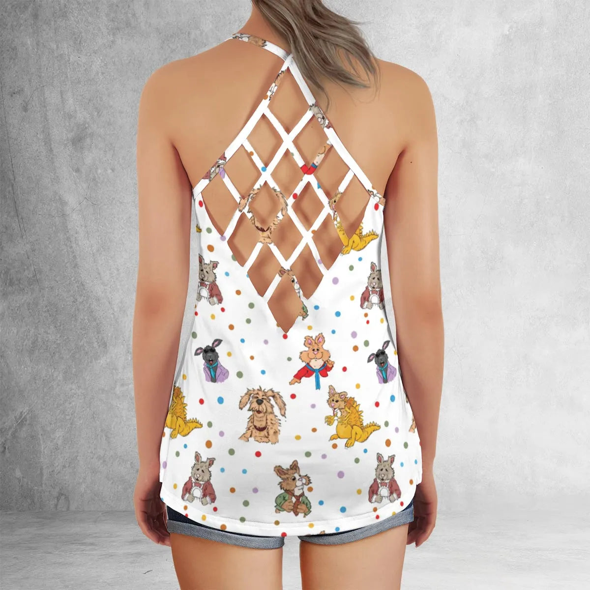 Criss Cross Tank Top - G39GLFQF