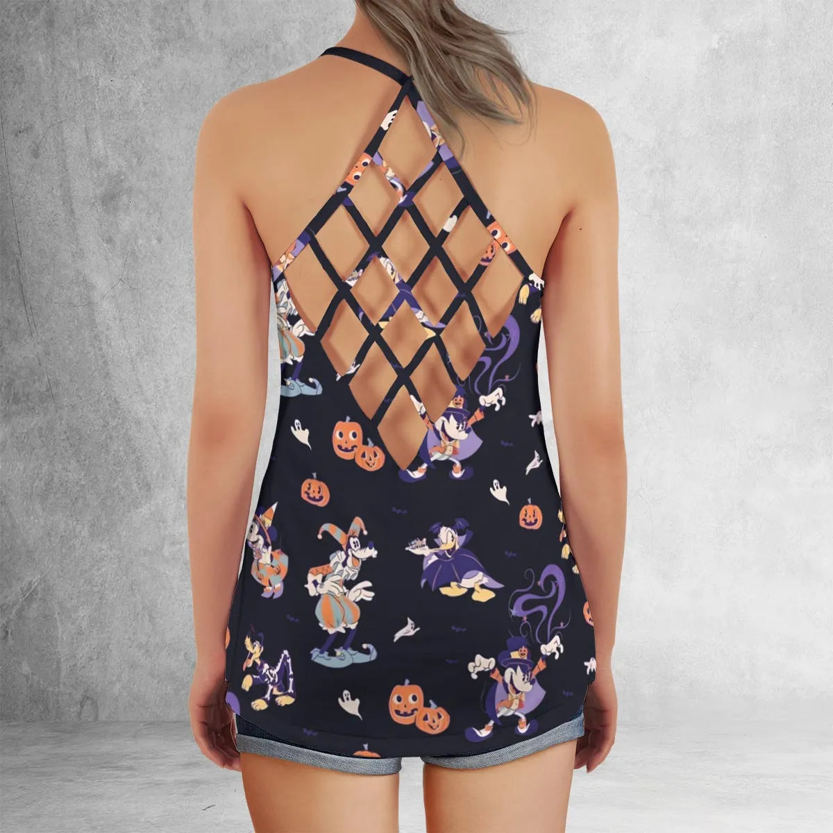 Criss Cross Tank Top - GRMA7XSV