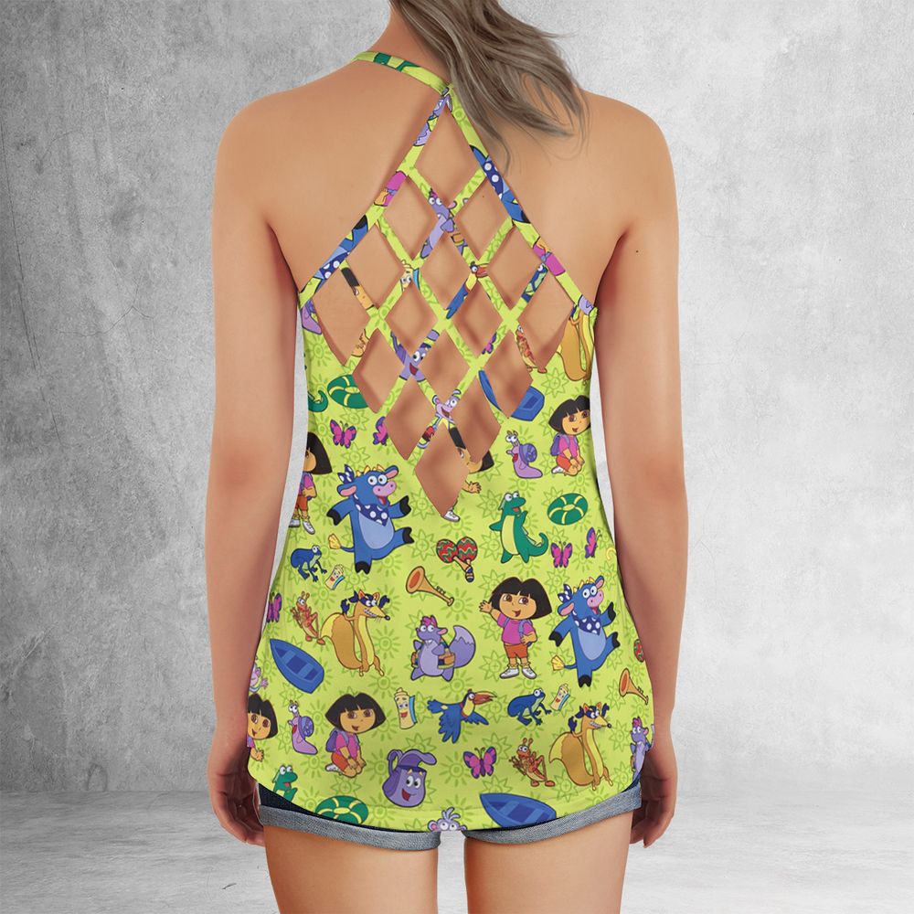 Criss Cross Tank Top - MTKBZMSL - - 3