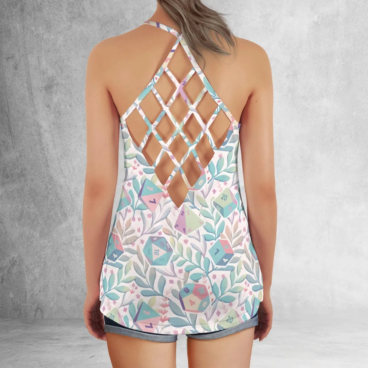 Criss Cross Tank Top - E3P6JTMV