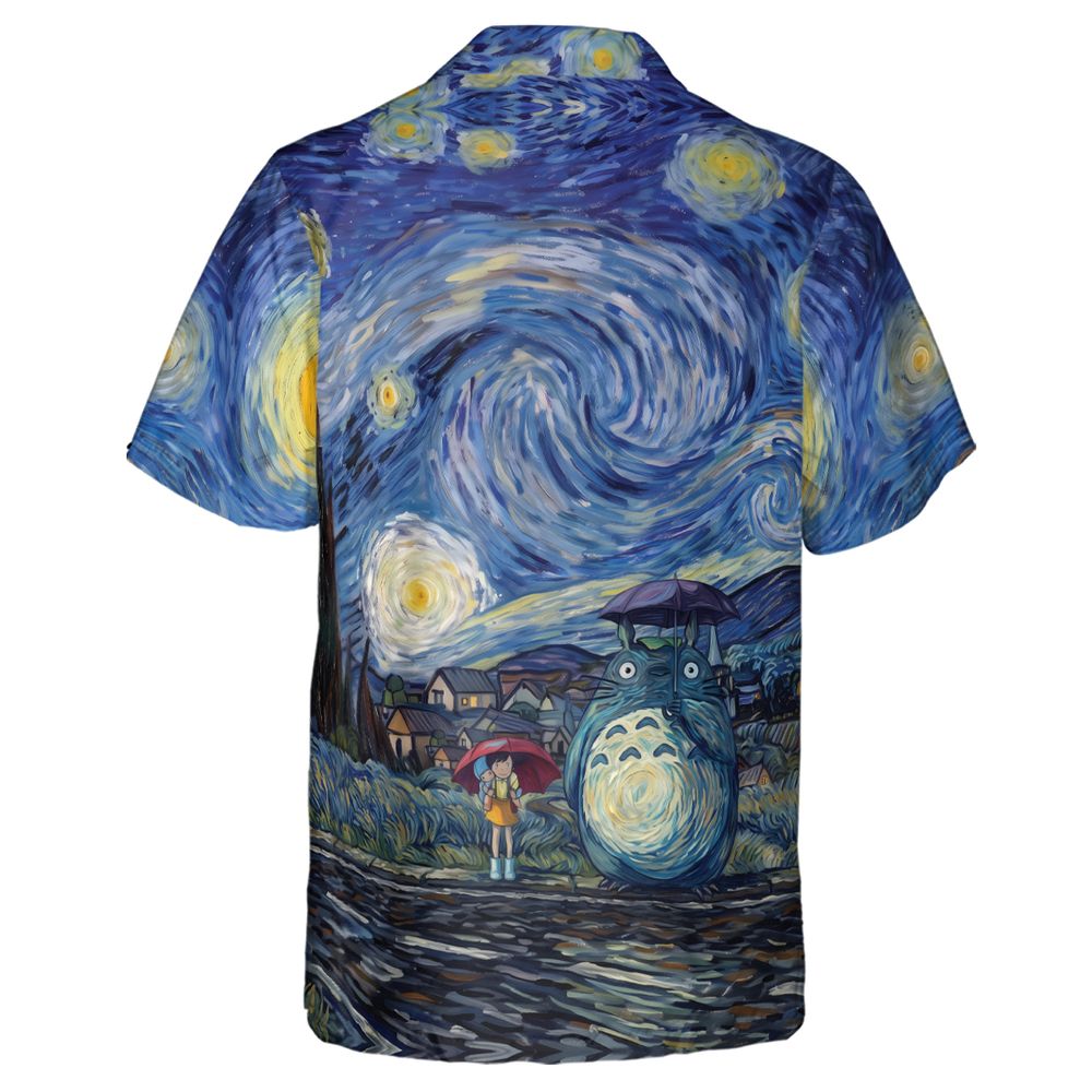 Starry Night with Totoro - - 3
