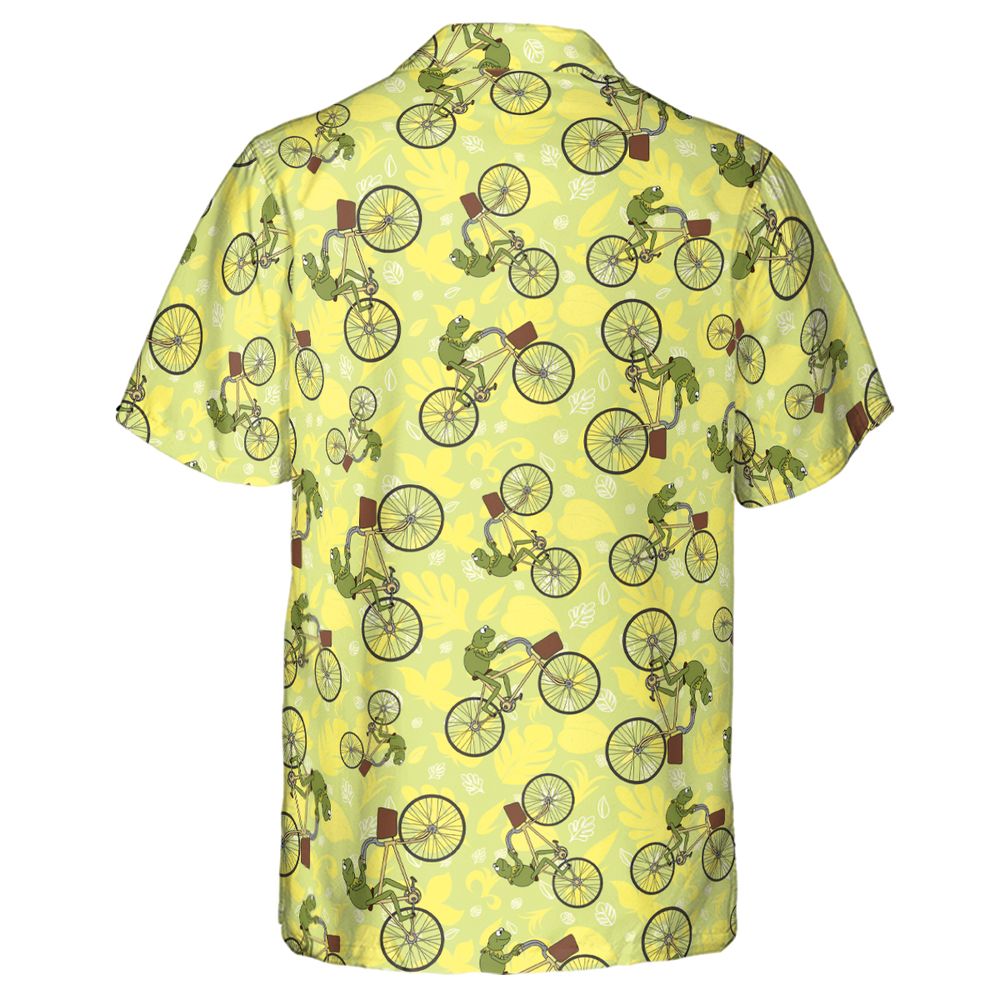 Kermit riding a bike - - 3