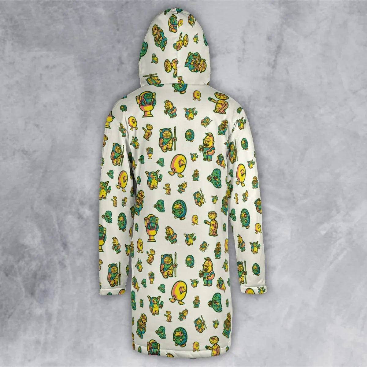 Hooded Cloak Coat - 43LDLNHW