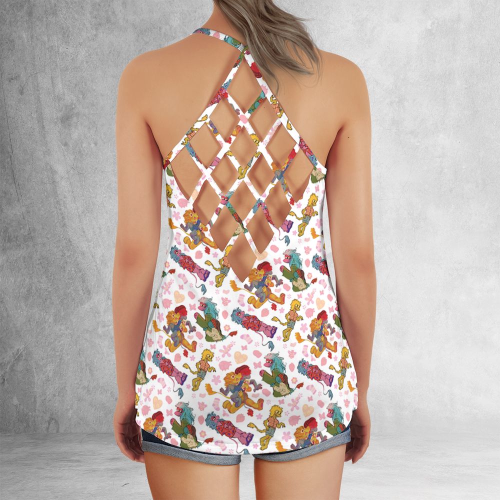 Criss Cross Tank Top - DT893B85 - - 3