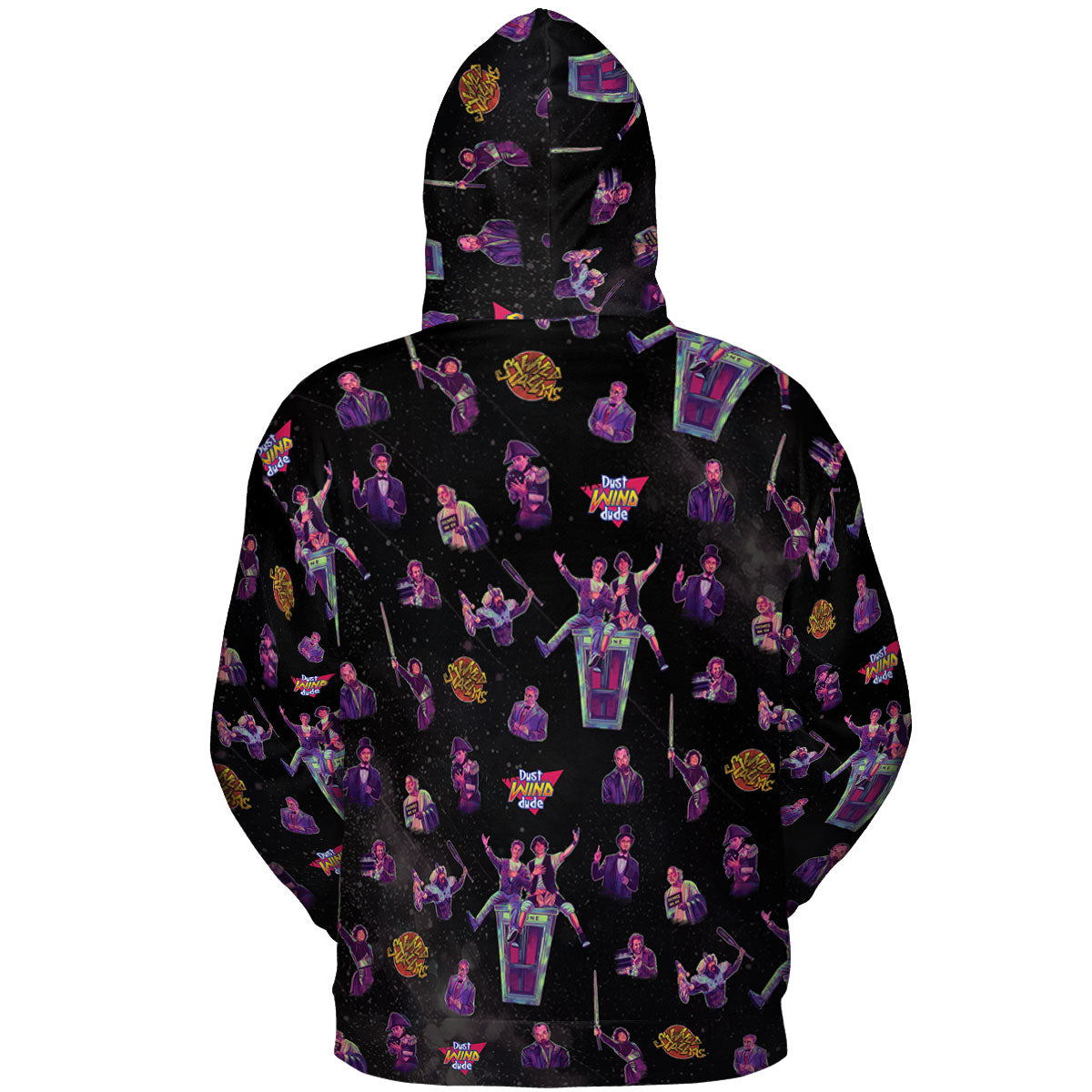 All-over Print Hoodie - EHRBPKBL