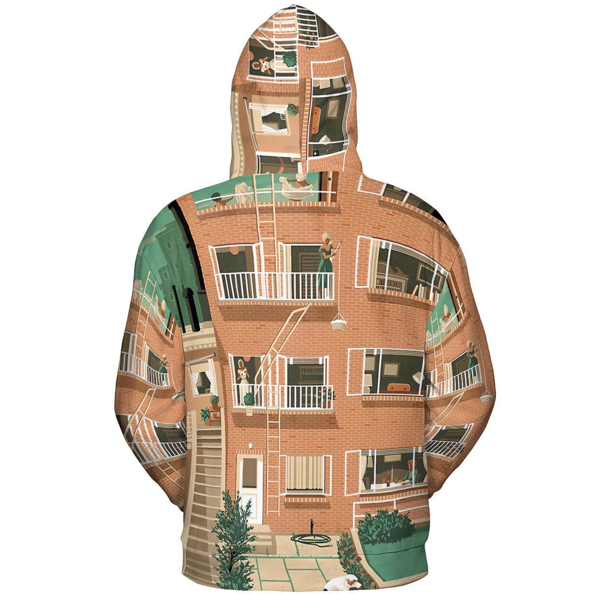 All-over Print Hoodie - 1PHMLBNF