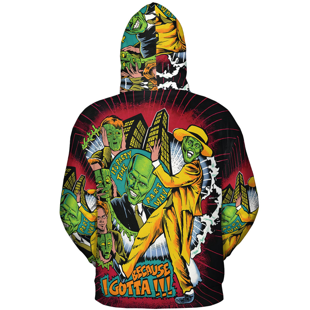 All-over Print Hoodie - MKUPFFDE