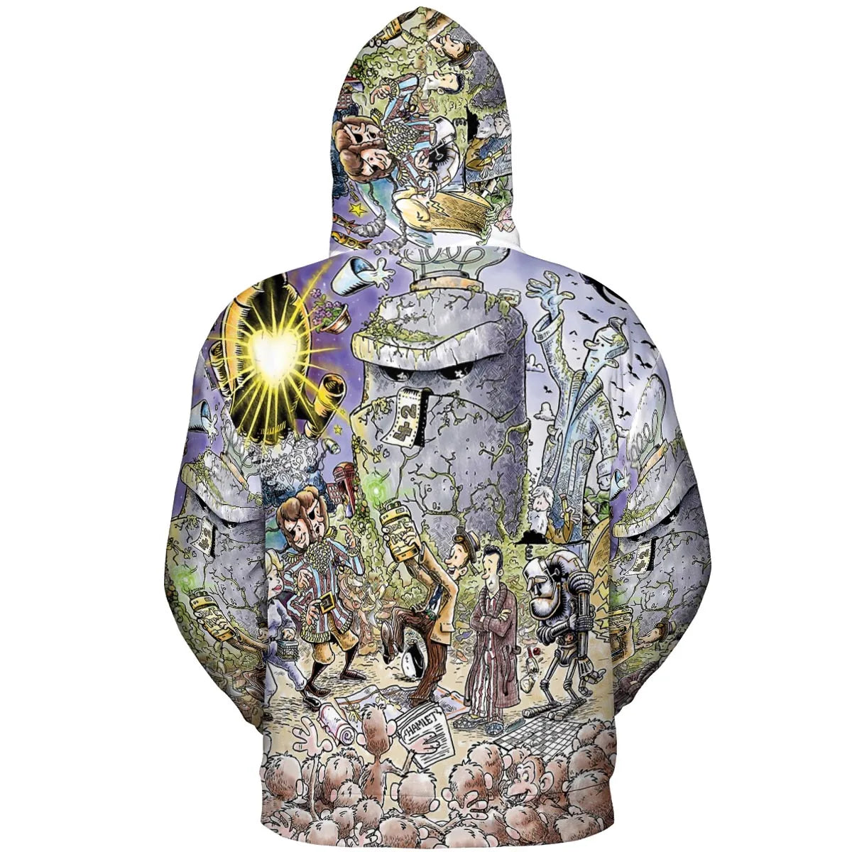 All-over Print Hoodie - QWNHHYQX