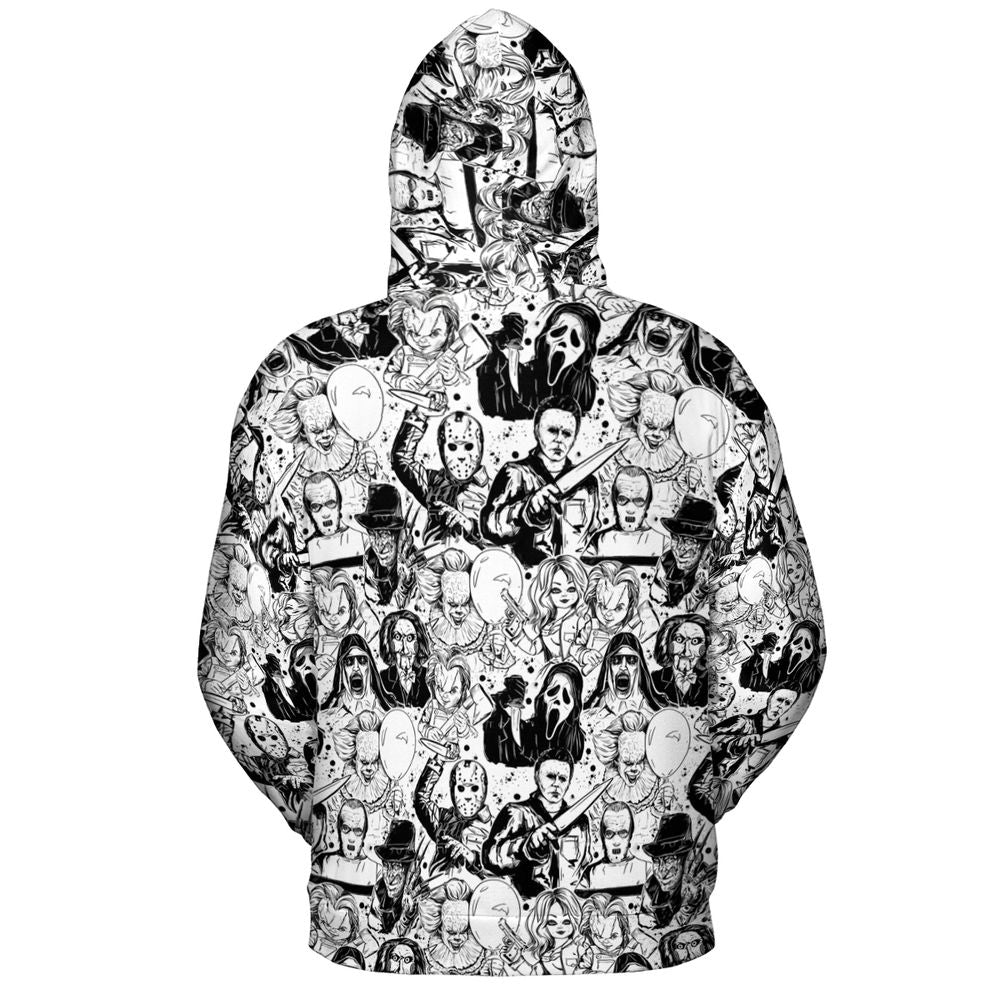All-over Print Hoodie - EBBD3UZZ - - 4