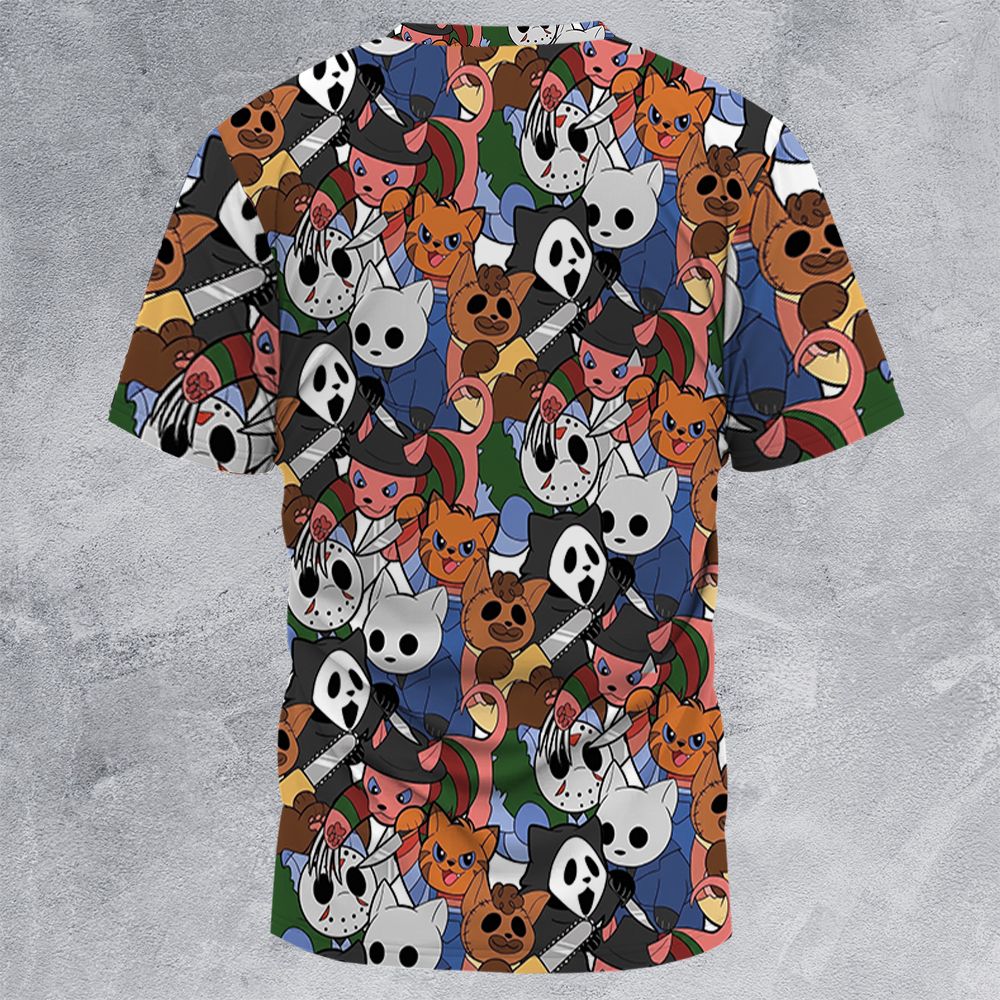 All-Over Print Unisex T-Shirt - U9B43TAF - - 4