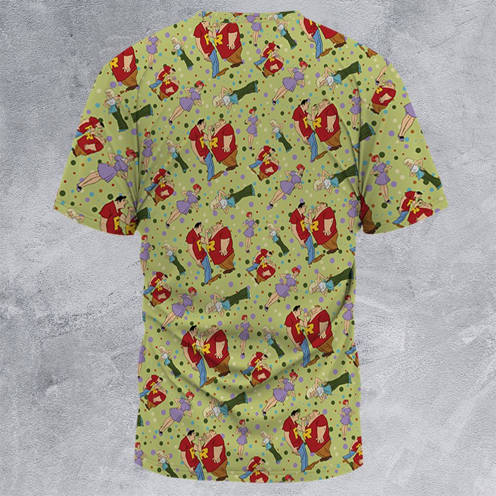 All-Over Print Unisex T-Shirt - ZA911VM3 - - 4