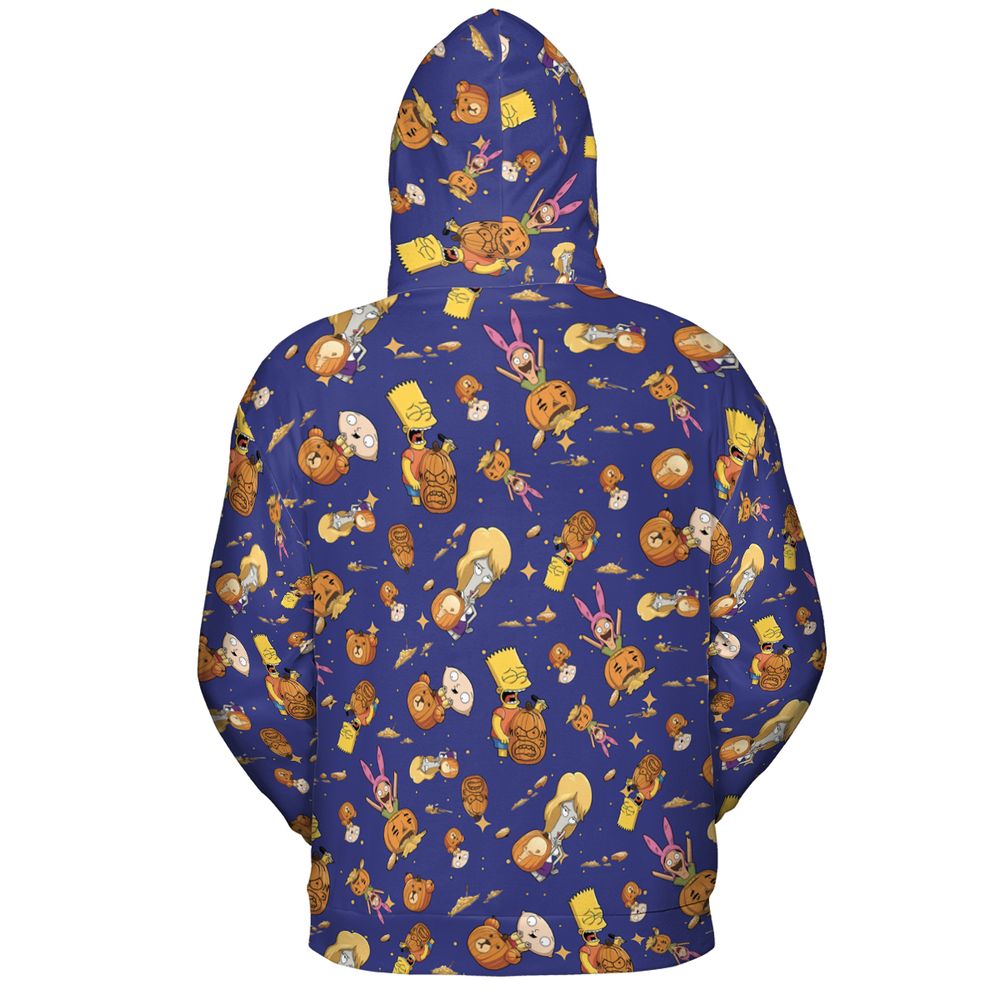 All-over Print Hoodie - AGSMRRZT - - 4