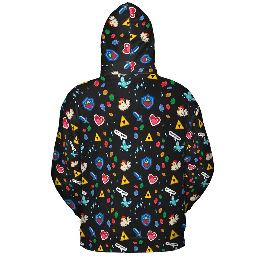 All-over Print Hoodie - ZJ434HGQ - - 4