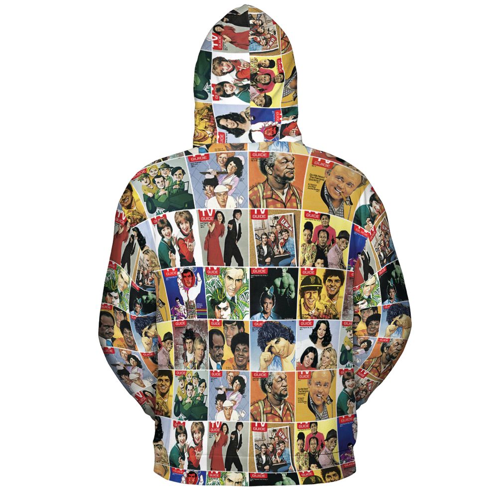 All-over Print Hoodie - 7WH7Q2Z6 - - 4
