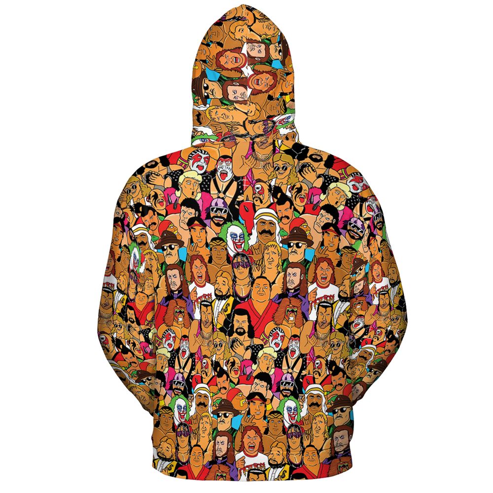 All-over Print Hoodie - 3STHQ3TK - - 4