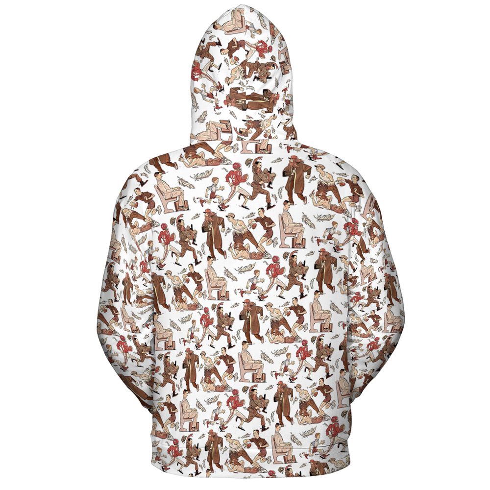 All-over Print Hoodie - ZNV9CFWE - - 4