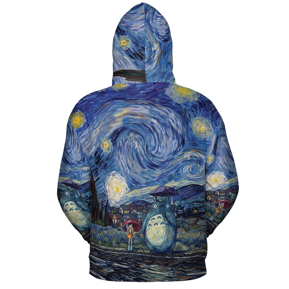 Starry Night with Totoro - - 4