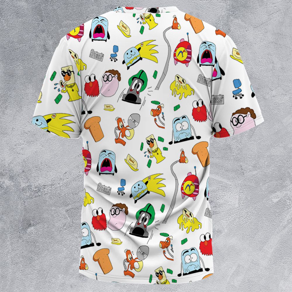 All-Over Print Unisex T-Shirt - SR4C13JW - - 4