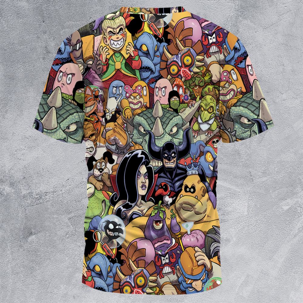 All-Over Print Unisex T-Shirt - 5YSN2T8T - - 4