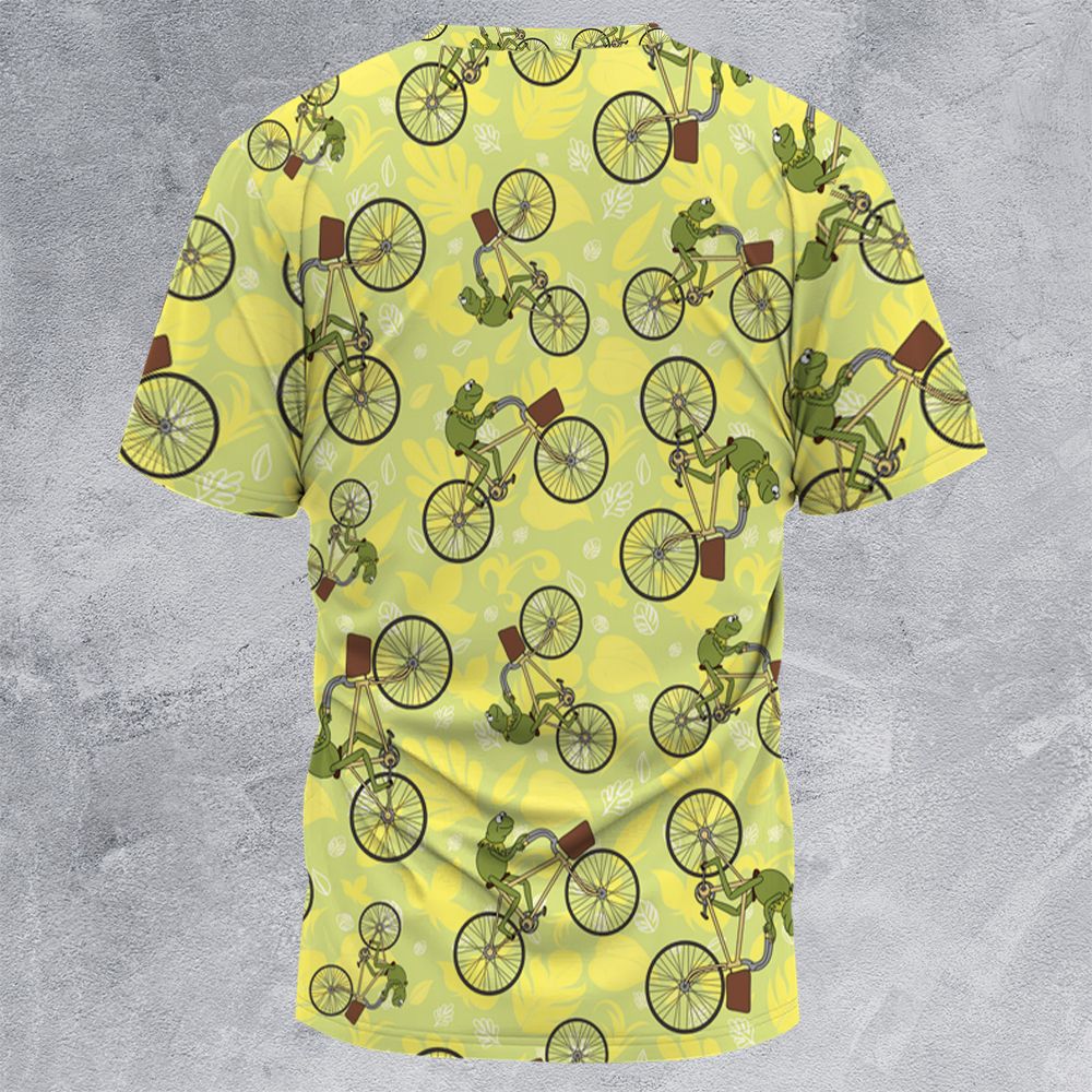 Kermit riding a bike - - 4