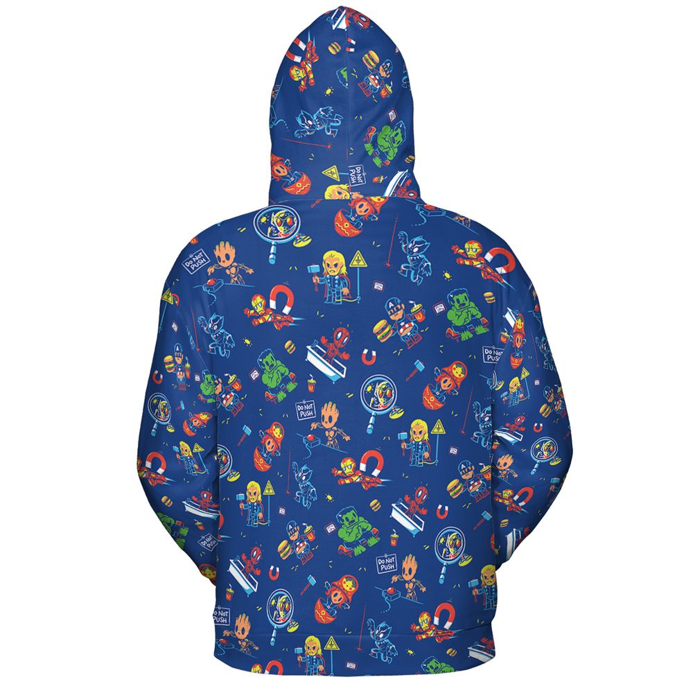 All-over Print Hoodie - KDXMDRWX - - 4