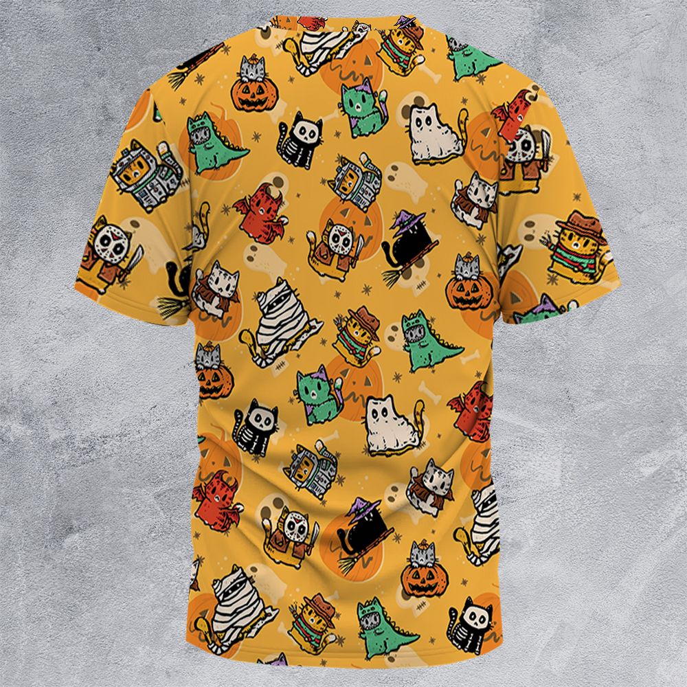 All-Over Print Unisex T-Shirt - PJTSFFLS - - 4