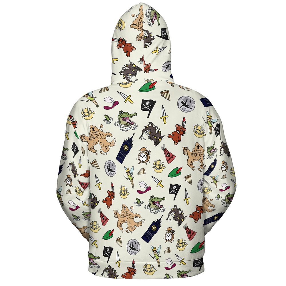 All-over Print Hoodie - VVRGGDTW - - 4