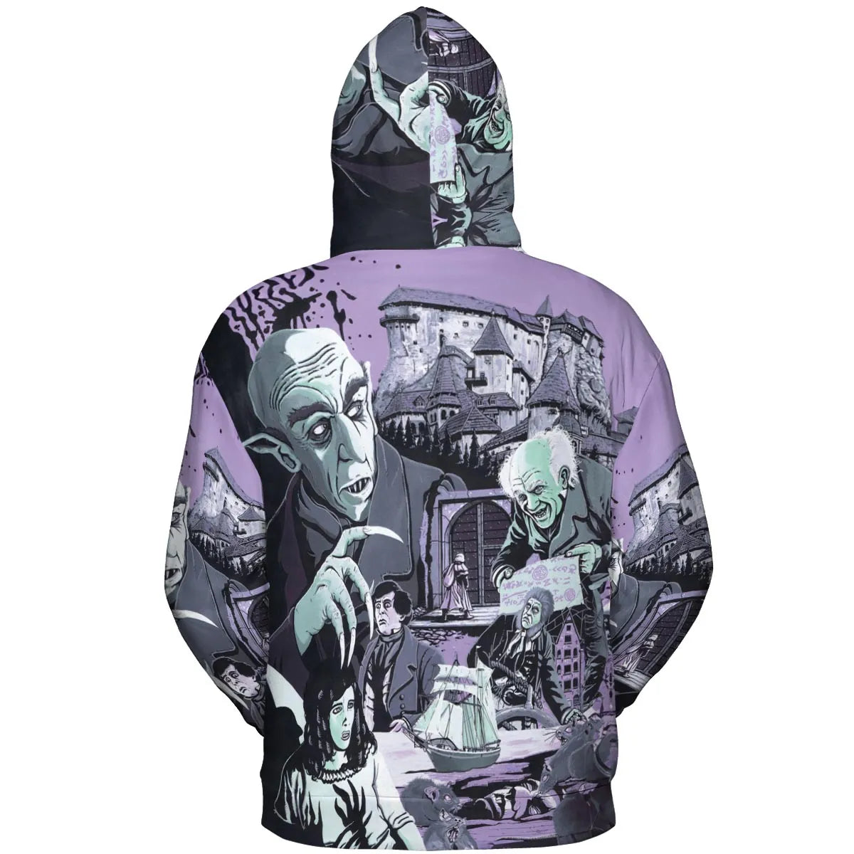 All-over Print Hoodie - V8CQHNHZ