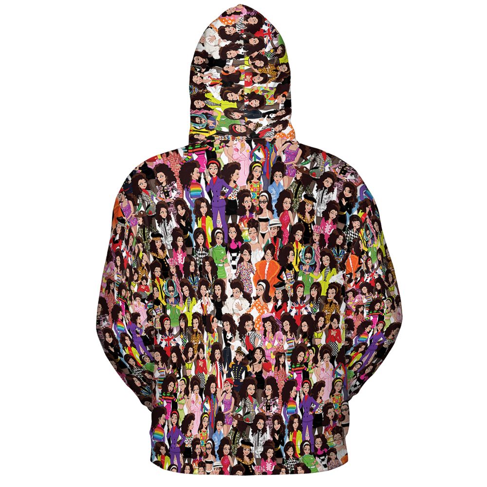 All-over Print Hoodie - WPBG17QG - - 4