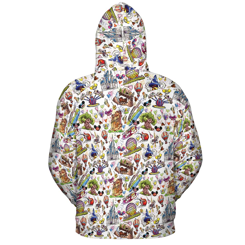 All-over Print Hoodie - 7TP21XA1 - - 4