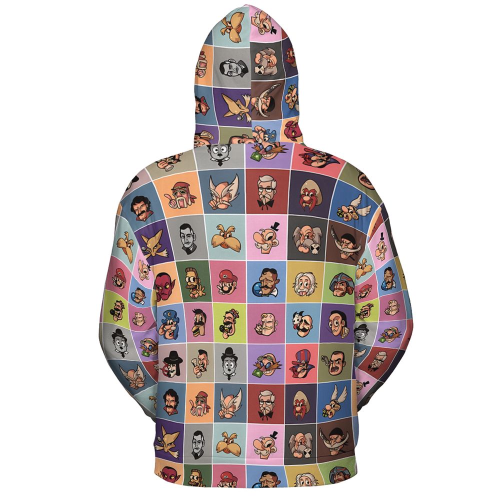 All-over Print Hoodie - F8U4WXL5 - - 4