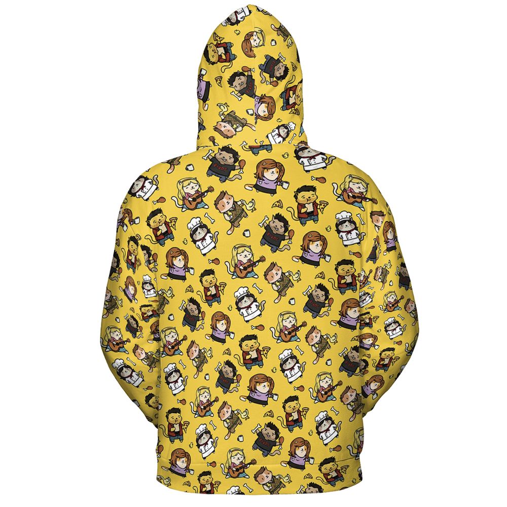All-over Print Hoodie - 7YCN78VQ - - 4