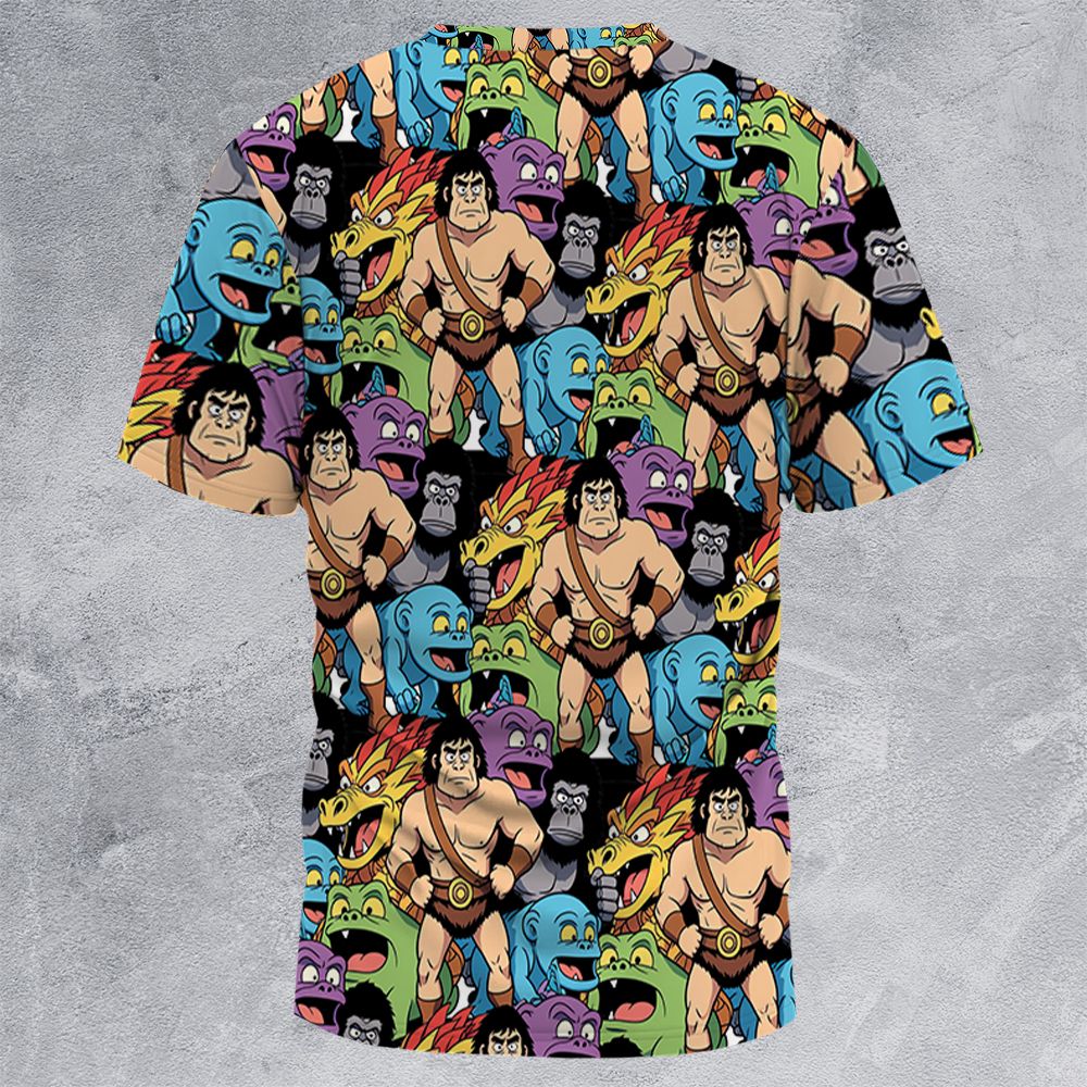 All-Over Print Unisex T-Shirt - AB1LRSYR - - 4