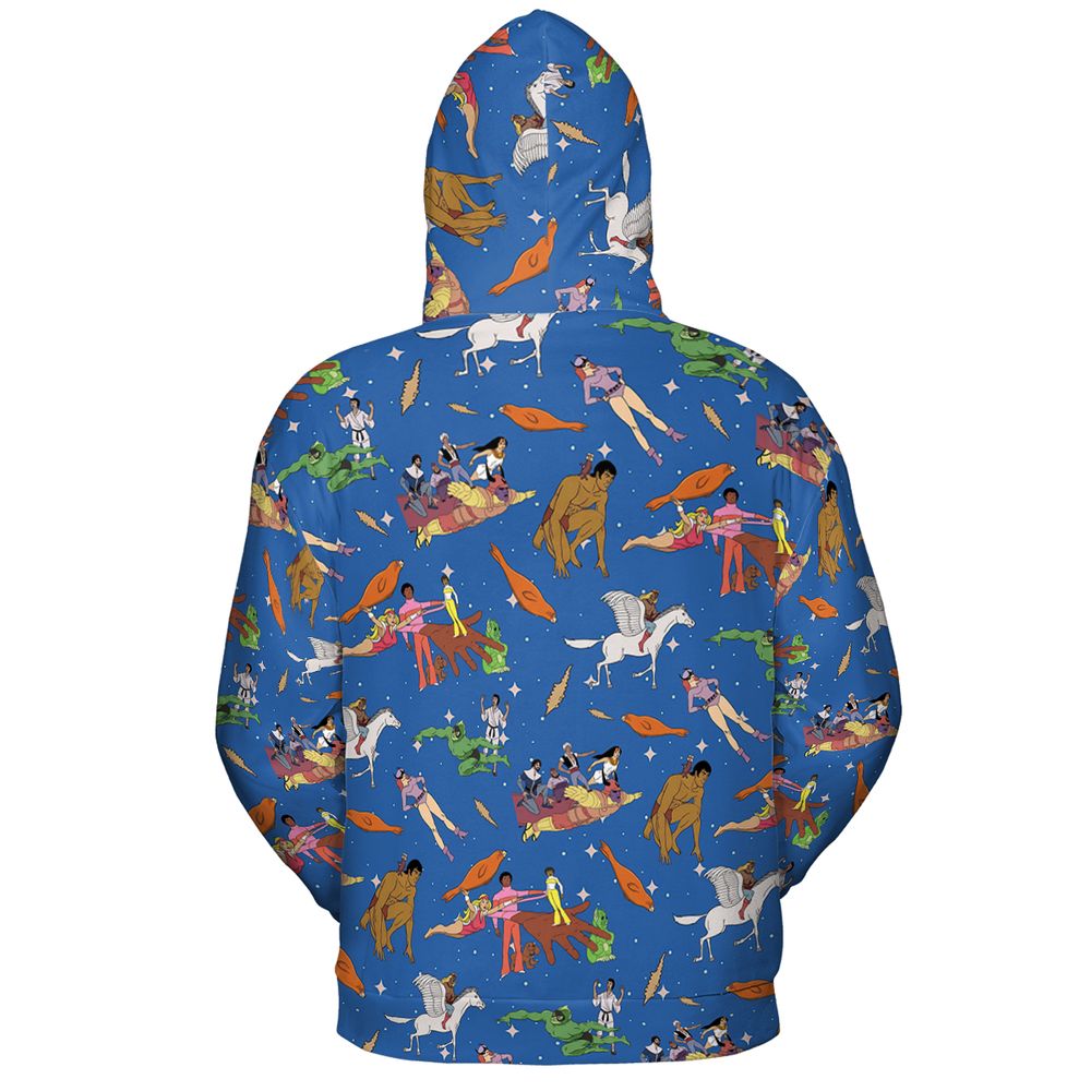 All-over Print Hoodie - RE8B61SJ - - 4