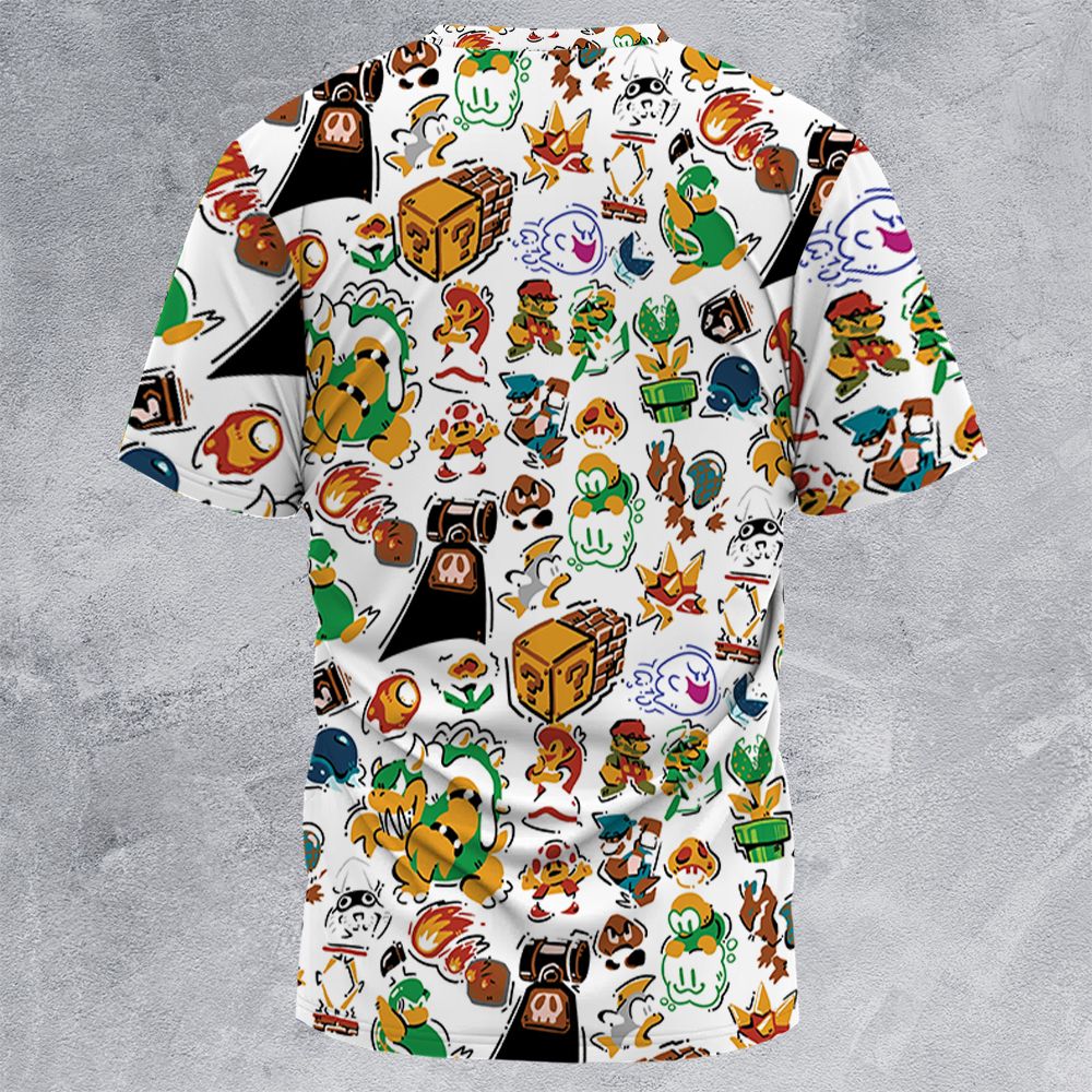 All-Over Print Unisex T-Shirt - 3DUEWRPQ - - 4