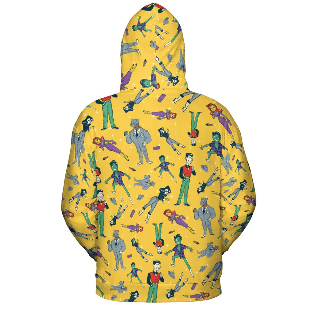 All-over Print Hoodie - QPFMN73G - - 4