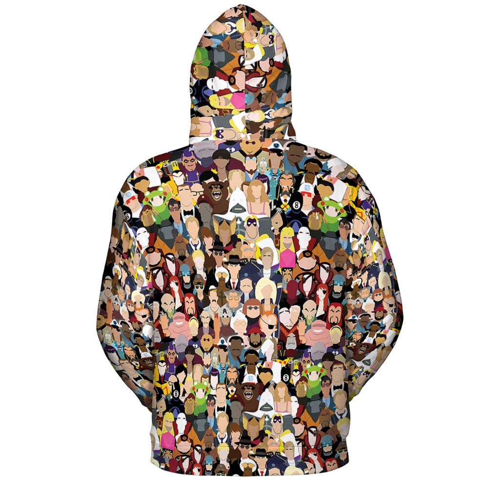 All-over Print Hoodie - 24ZX6Y95 - - 4