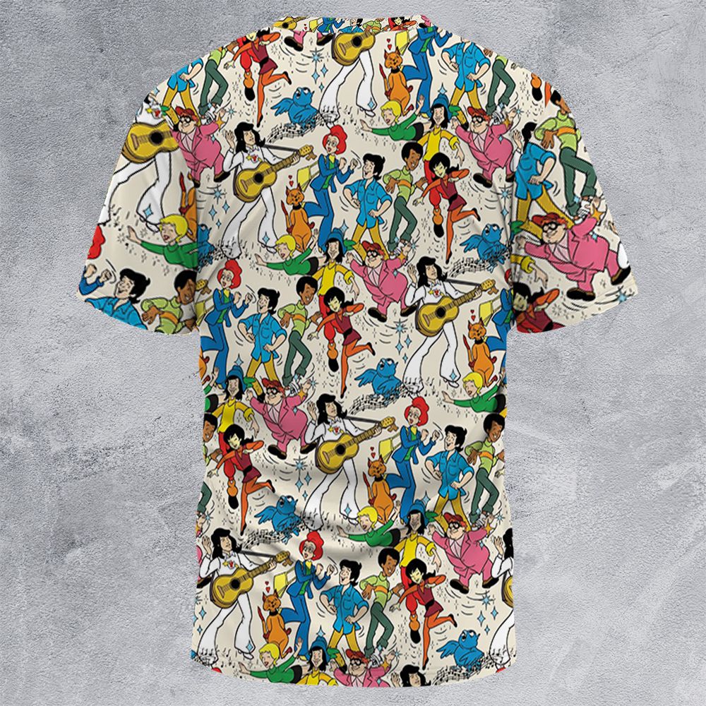 All-Over Print Unisex T-Shirt - G94QESCG - - 4