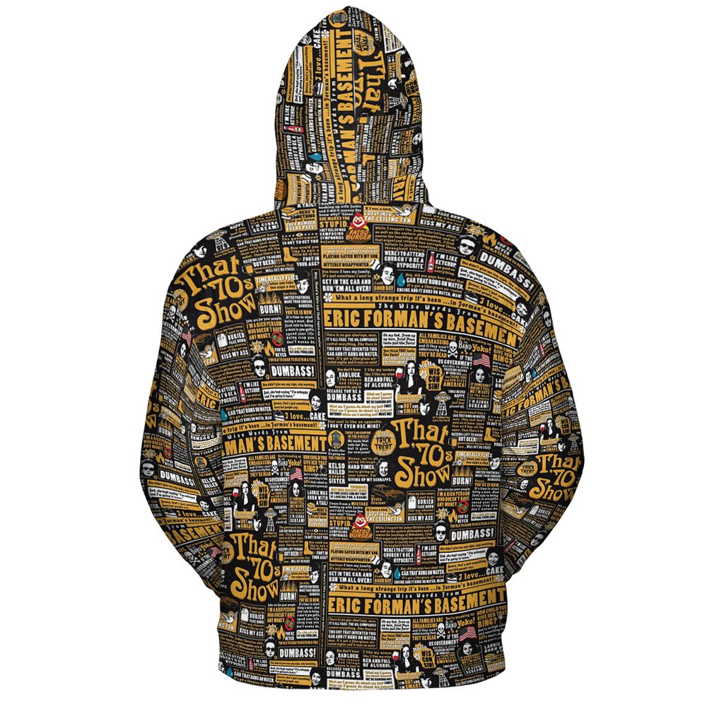 All-over Print Hoodie - HX98Z7DF - - 4