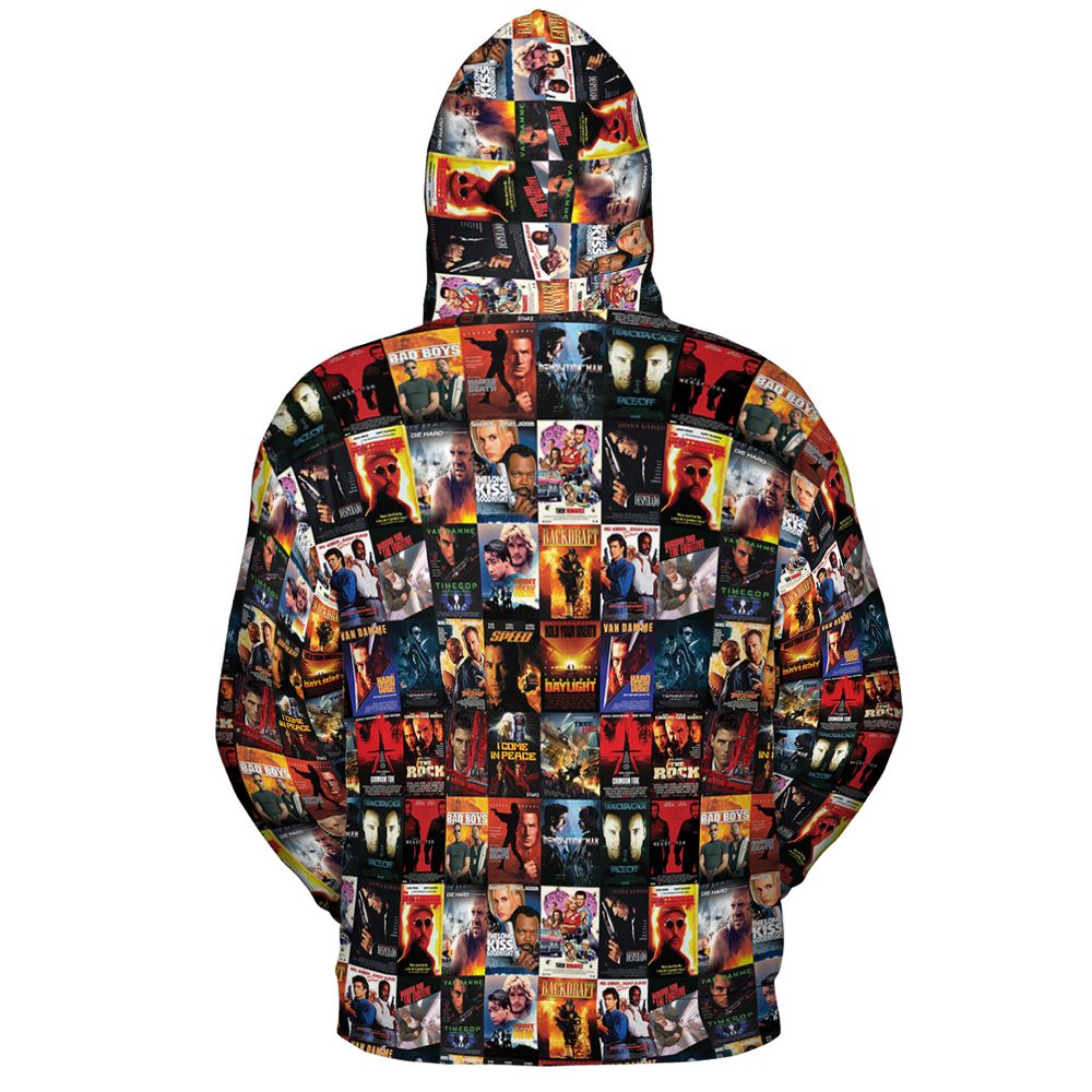 All-over Print Hoodie - ZV5U6H7Q - - 4