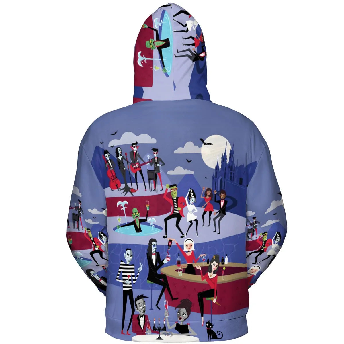 All-over Print Hoodie - K3MUEUQE