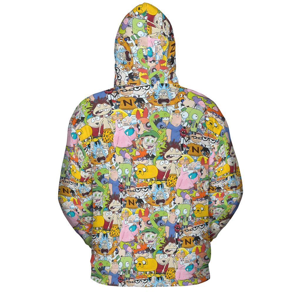 All-over Print Hoodie - MBY9A12V - - 4