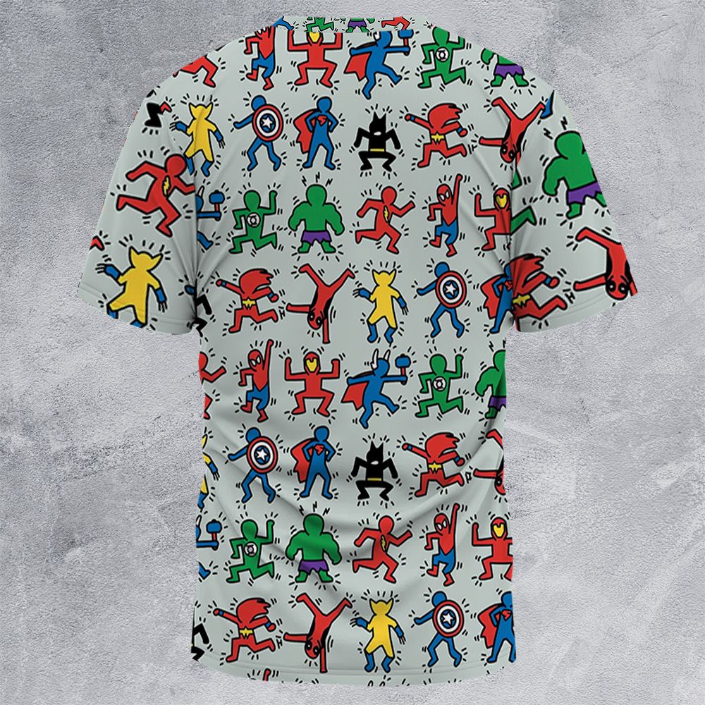 All-Over Print Unisex T-Shirt - GJELN232 - - 4