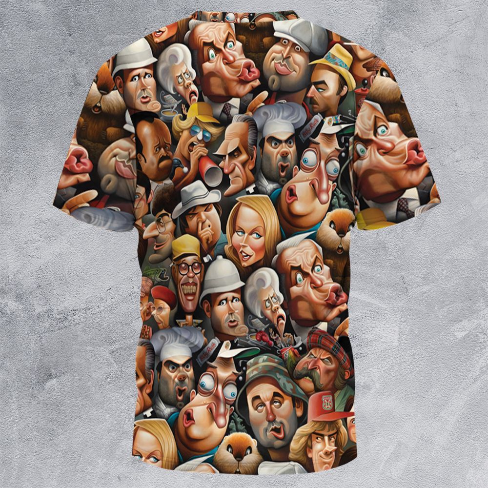 All-Over Print Unisex T-Shirt - WXM1LWJS - - 4