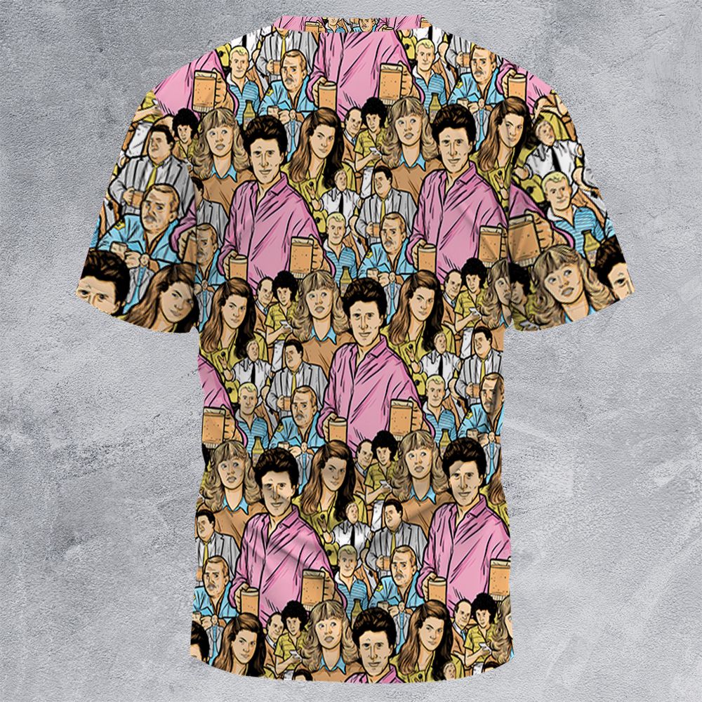 All-Over Print Unisex T-Shirt - HDBHVL4M - - 4