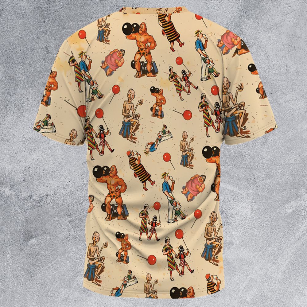 All-Over Print Unisex T-Shirt - UXV9NT55 - - 4