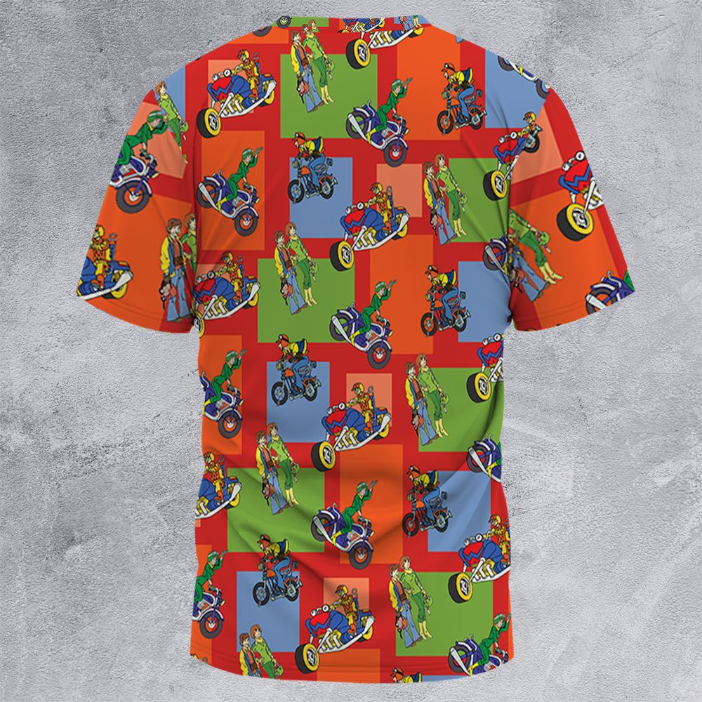 All-Over Print Unisex T-Shirt - H77PD16S - - 4